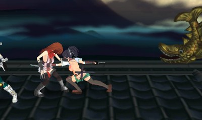 Senran Kagura: Shoujotachi no Shinei screenshot 2 for Nintendo 3DS